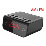 Rádio Relogio Despertador Digital De Mesa Com Rádio Fm/am