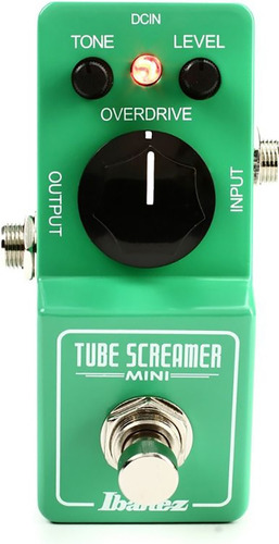 Pedal P/ Guitarra Ts Mini Tube Screamer Mini  Pedal -ibanez
