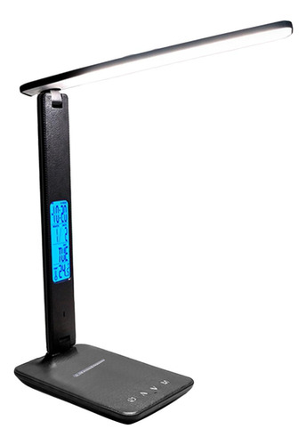 Lámpara De Mesa Plegable Ajustable Fast Charger Black
