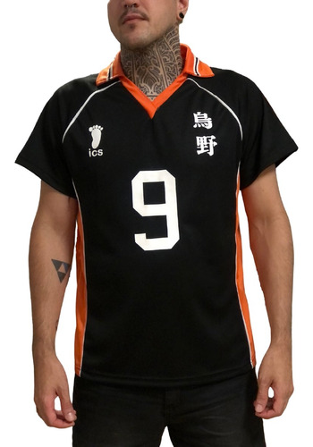 Camiseta Tobio Kageyama #9 Haikyu Karasuno Cosplay Anime