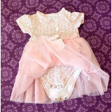 Vestido Enterito Nuevo Bebe 0-3 Meses