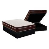 Cama Baú Casal: Colchão Ortopédico Ortobom Exclusive+box Cr