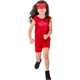 Roupa Infantil Menina Pj Masks Corujita Macacão 2 A 12 Anos