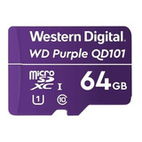 Memoria Microsd Western Digital - 64gb Wd Purple - Seguridad