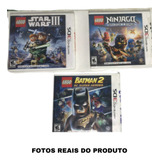 3 Jogo Lego Nintendo 3ds Kit De Coleccionador