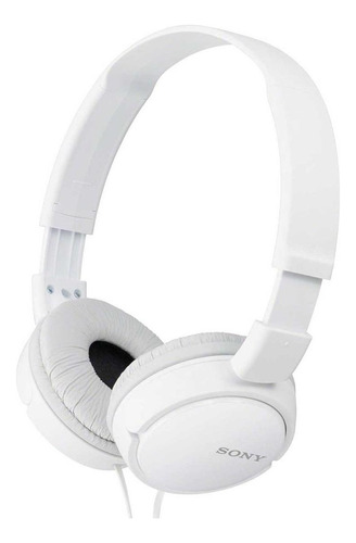 Fone De Ouvido On-ear Sony Zx Series Mdr-zx110 Branco Preto