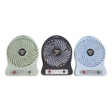 Mini Ventilador Portátil Recargable 3 Velocidades Escritorio