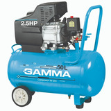 Compresor De Aire Gamma G2851ar Eléctrico 50lts 2,5 Hp 