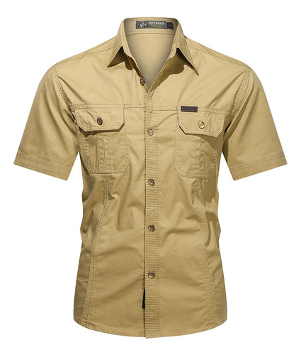 Camisa De Carga Táctica Militar Para Hombre, Pantalón Corto