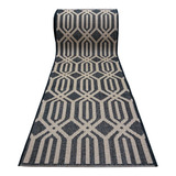 Passadeira Trilho 4m Sisal Geometrico Nature Trancado 66x400