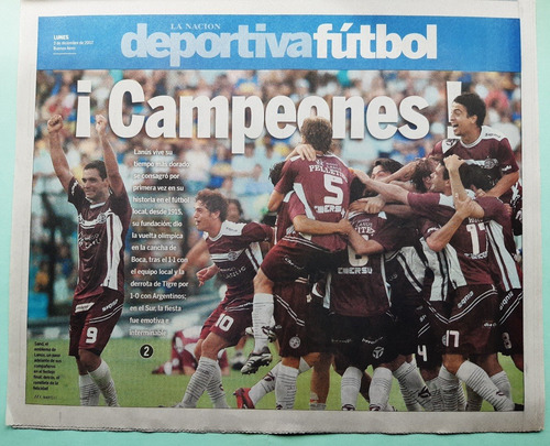 Lanús Campeón - Tigre Sub Campeón 2007 / Nación Deportiva