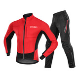 Lixada - Conjunto De Ropa De Ciclismo Impermeable A Prueba D