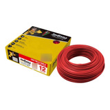 Indiana Cable Rojo Tipo Thw-ls/thhw-ls600v 75°c/90°c 12awg