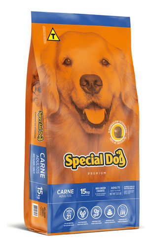 Ração Special Dog Premium Alimento P/ Cão Adulto Carne 15kg
