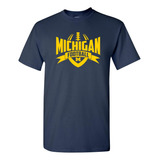 As09 - Playera Wolverines Football Rush Para Hombre - 2xl -