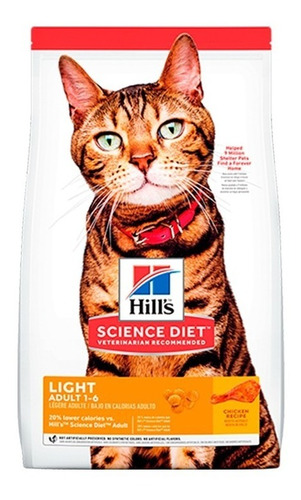 Alimento Gato Adulto Hills Light 1.81kg