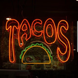 Letrero Led Neon En Acrilico De 3 Mm 40*49cm Tacos