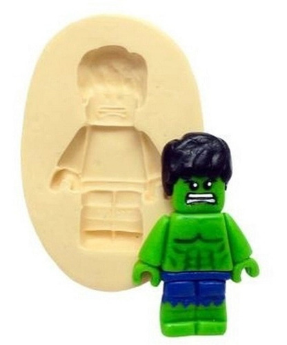 Molde De Silicone Lego Hulk Super Heróis, Vingadores Rb445