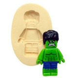 Molde De Silicone Lego Hulk Super Heróis, Vingadores Rb445