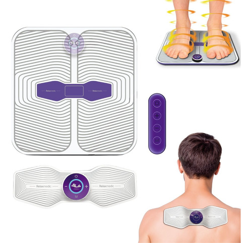 Eletroestimulador Fisio Tens Control + Pad Pés Relaxmedic