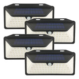 Solar Plus 100 Luces Led Solares De Pared Para Exteriores, P