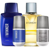 Perfume Dorsay + Winner Sport + 2 Desod - mL a $145