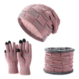 Conjunto De Gorro Y Guantes Para Mujer, Para Guantes Y Cuell