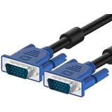 Pack 3 Piezas Cable Vga Macho Macho Azul 1.5 Mts Rtpfull05