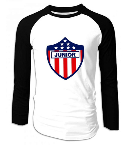 Camiseta Manga Larga Futbol Junior De Barranquilla