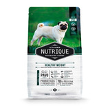 Alimento Nutrique Ultra Premium Healthy Weight Para Perro Adulto De Raza Grande Sabor Mix En Bolsa De 3kg