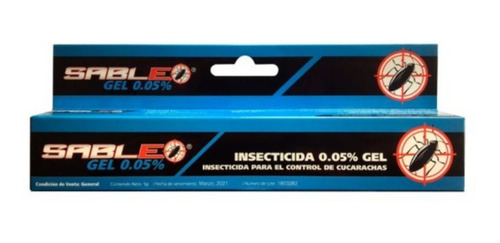 Sable Gel Control Cucarachas Jeringa 5 Gr