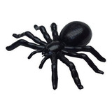 6 Aranhas De Plástico Grande Preta Halloween Lembrancinha