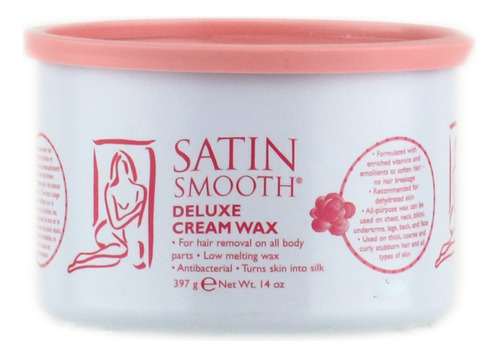 Crema De Lujo Wax Satin Smooth, Natural, Pura Y Simple, 414
