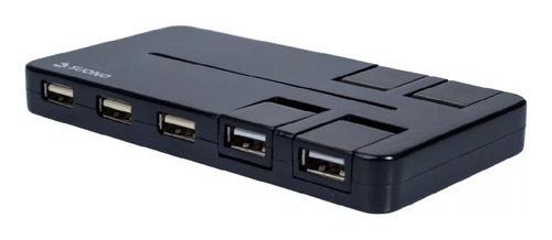 Hub 10 Puertos Usb 2.0 Multiplica Con Fuente De Alimentación