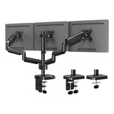 Soporte De Monitor Triple Para 3 Pantallas De Hasta 27