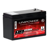 Bat. 12v 9ah Para Alarme - Unipower 