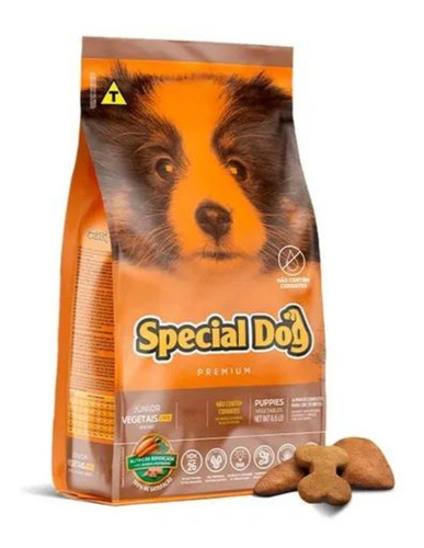 Ração Special Dog Junior Vegetais Pró Premium 20kg
