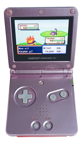 Game Boy Advance Sp Pink Doble Brillo