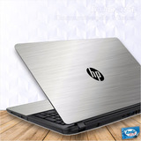 Adesivo Skin Notebook Hp Probook 440g3  Aço Escovado Prata