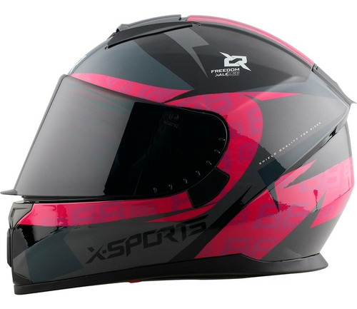 Casco Moto Xsports M66 Certificado Dot Mujer Dama