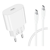 Carregador Rápido De Usb C De 20w Para iPhone Série 15