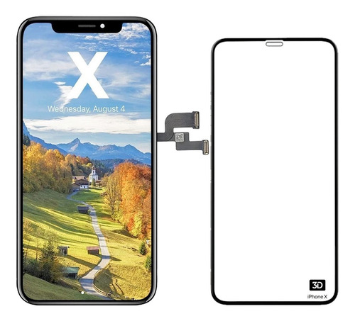Tela Display Touch Frontal Compatível iPhone X 10 + Pelicula