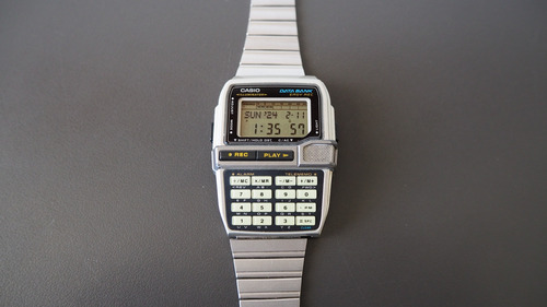 Casio Dbc-v500 Vintage Reloj Calculadora/grabadora Audio