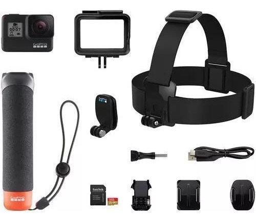 Bundle Gopro Hero 7 Black 4k Chdcb-702 Com Acessórios