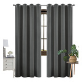 Cortinas Blackout 264cm Ancho X 213cm De Largo En 2 Paneles