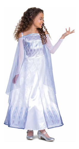 Disfraz De Princesa Elsa Para Niña Frozen Vestido Completo Importado