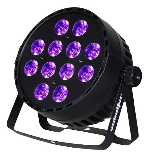 Cañon Led 12x12w Glow Dmx Rgb Ultravioleta Luz Negra