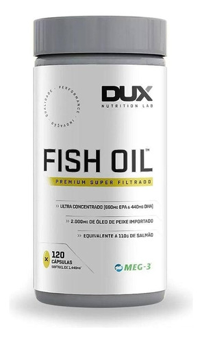 Fish Oil Premium Ultra Concentrado (120caps) - Dux Nutrition