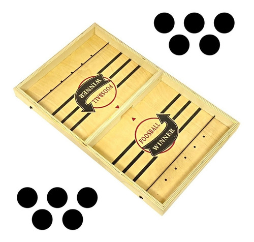 Jogo Hockey Sling Puck Estilingue Elástico Game Tabuleiro