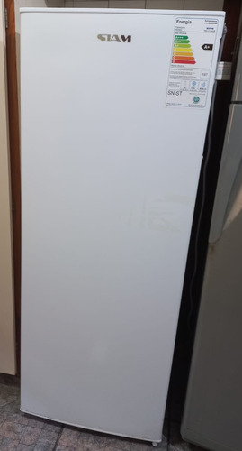 Freezer Vertical Cíclico Siam Fsi-cv160b  154 Litros Blanco 